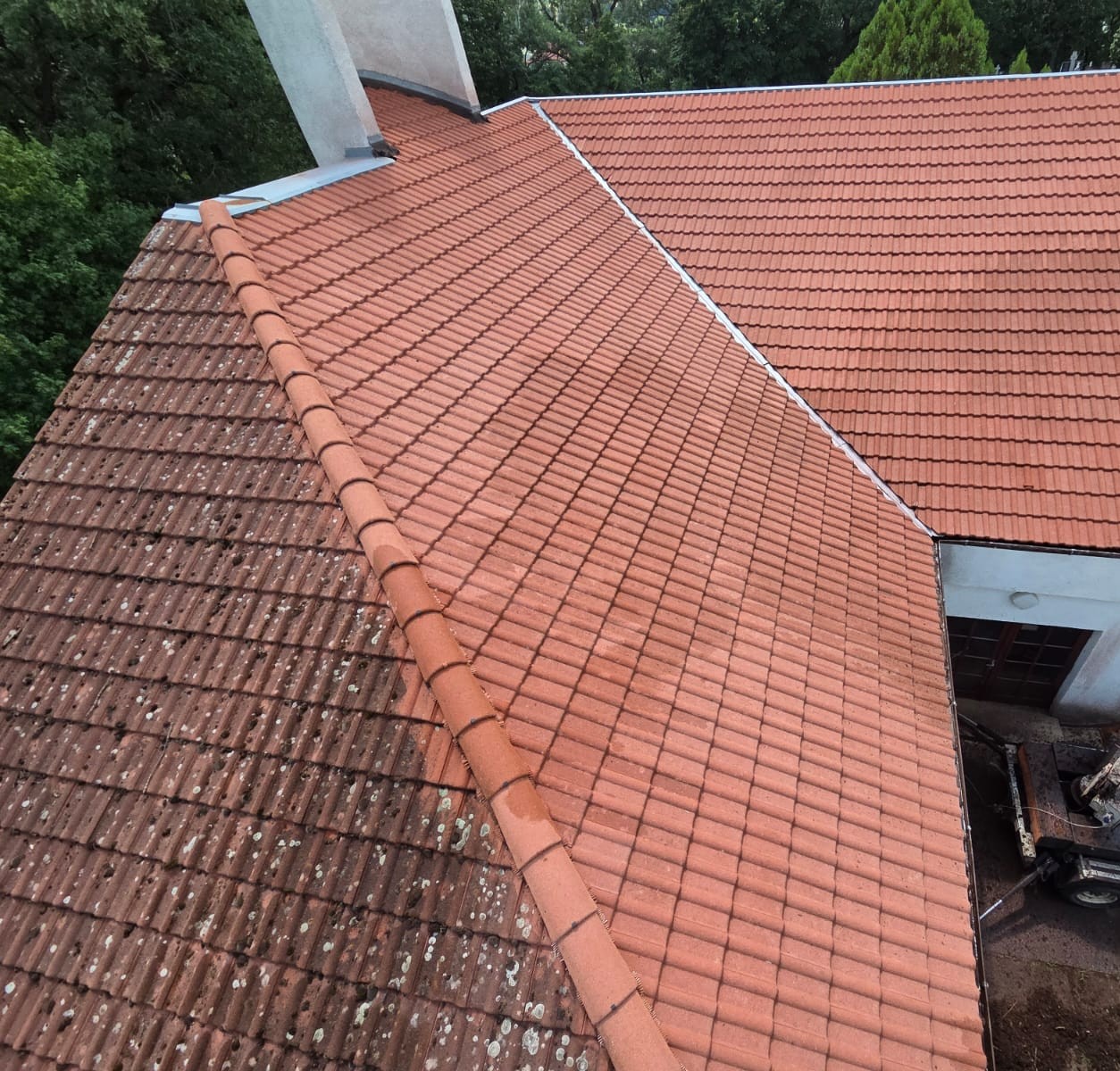 Strecha po čistení
